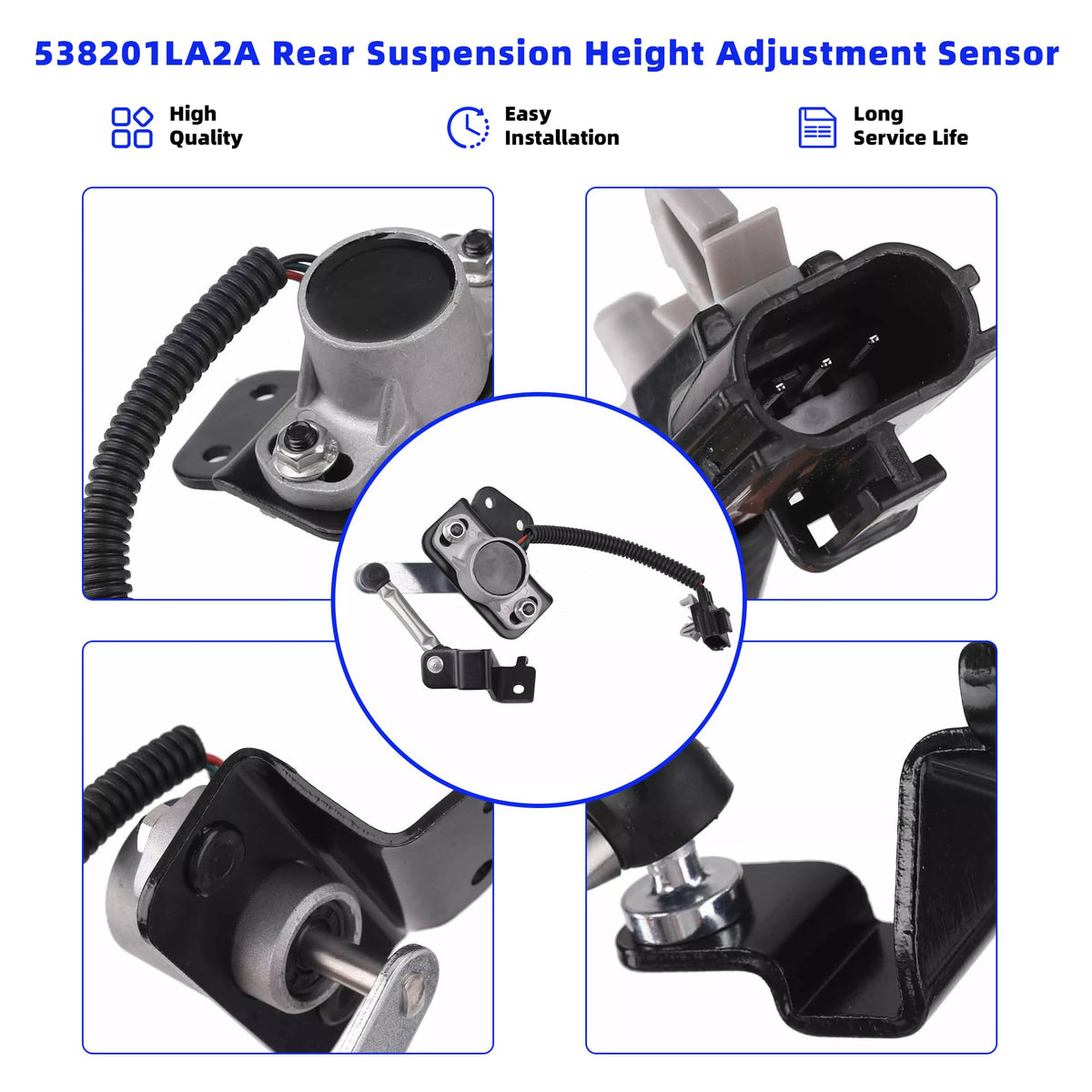 Generic 538201LA2A mounting hardware detail highlighting secure bolt points