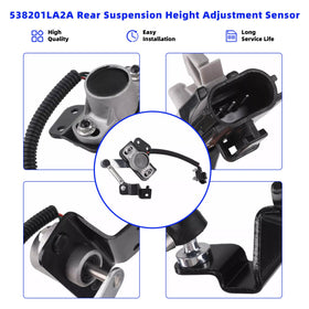 Generic 538201LA2A mounting hardware detail highlighting secure bolt points