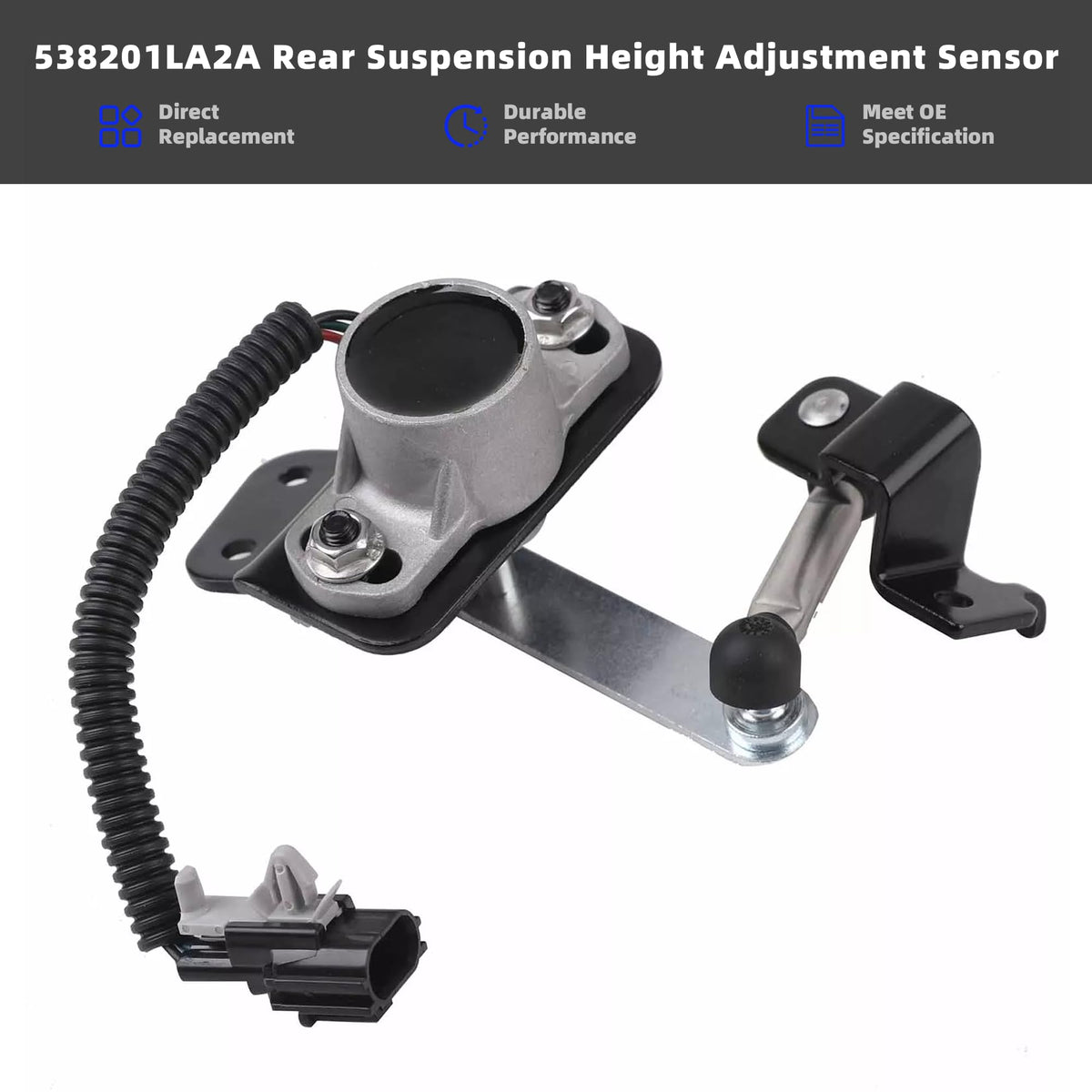Generic 538201LA2A underbody installation scene demonstrating correct placement
