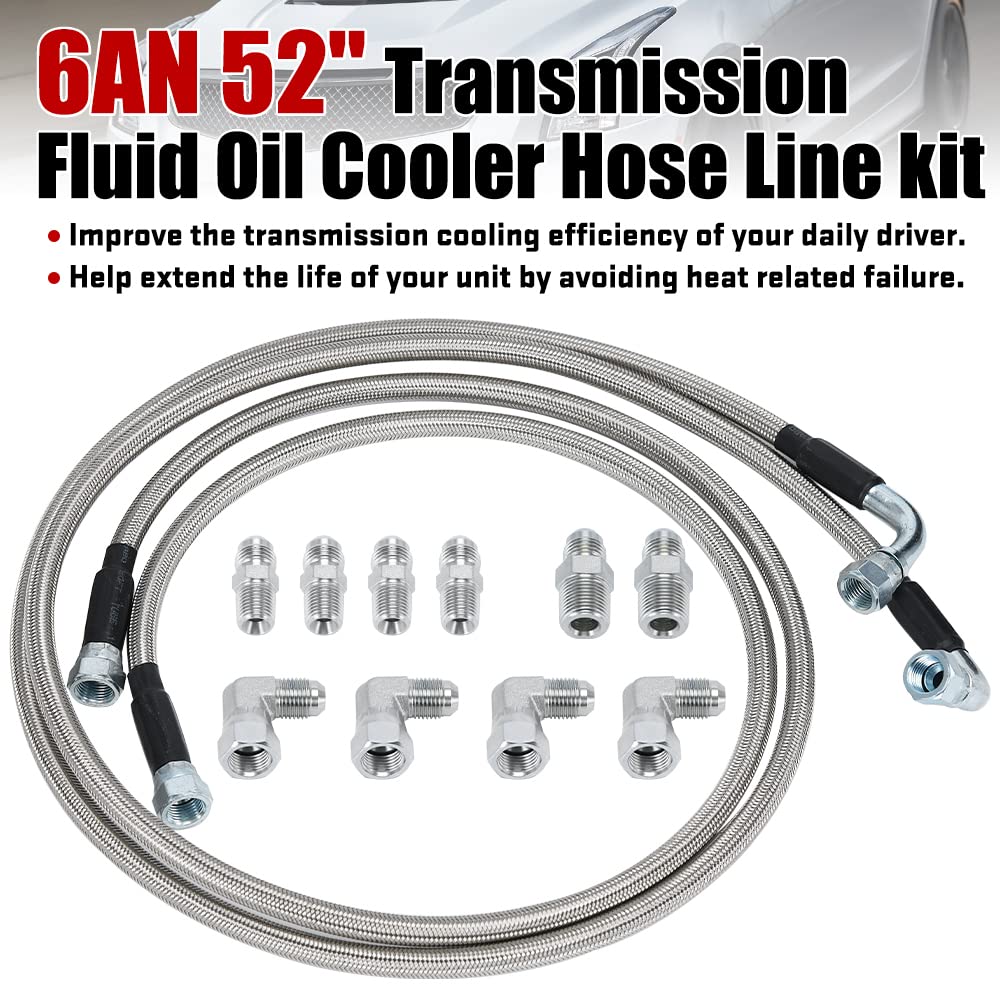 Generic 6AN swivel elbow detail highlights 90-degree fitting and easier routing in tight spaces