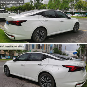 Generic lifestyle shot of parked Altima showing upgraded exterior appeal