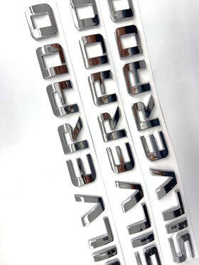 Generic badge side profile detail revealing edge contour and precise fit advantage