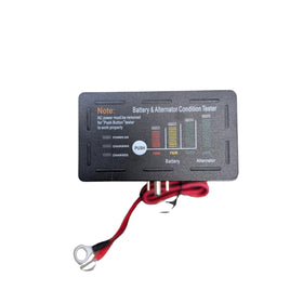 Generic battery cable detail with 16 AWG leads, convenient reach for connections
