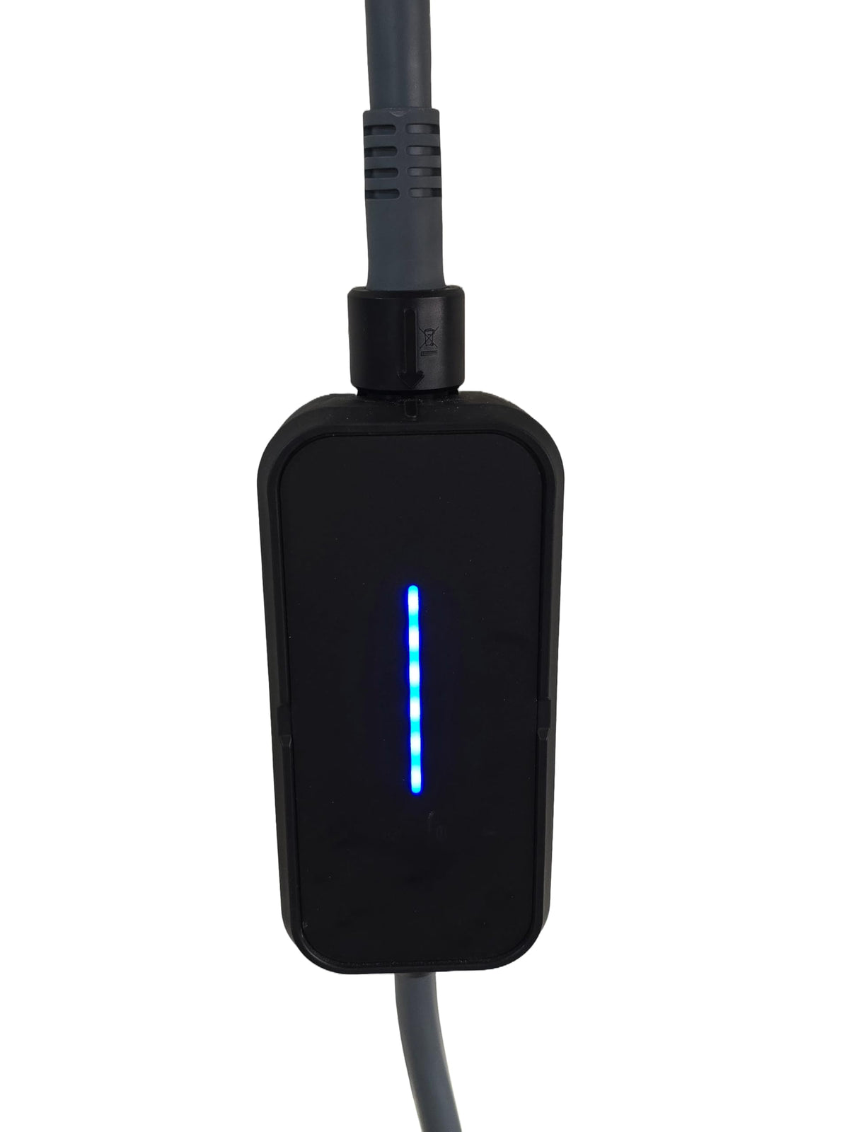 Generic mount installed in a garage with BMW charger demonstrating organized storage