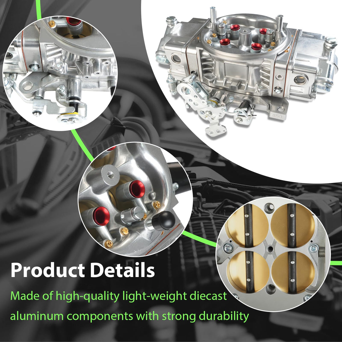 Generic BR-67199 installed on intake manifold demonstrating fitment benefit