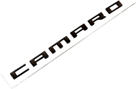 Generic Camaro black ZL1 adhesive back view highlighting strong pre-applied bond