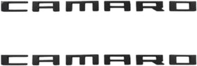 Generic Camaro black ZL1 front badge showing clean styling and instant visual upgrade