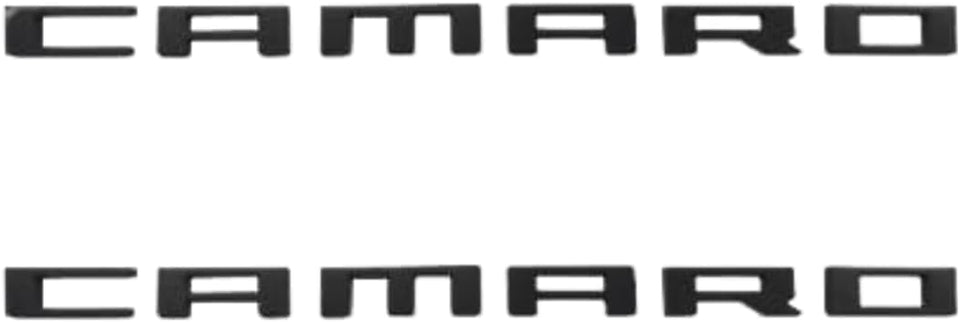 Generic Camaro black ZL1 front badge showing clean styling and instant visual upgrade