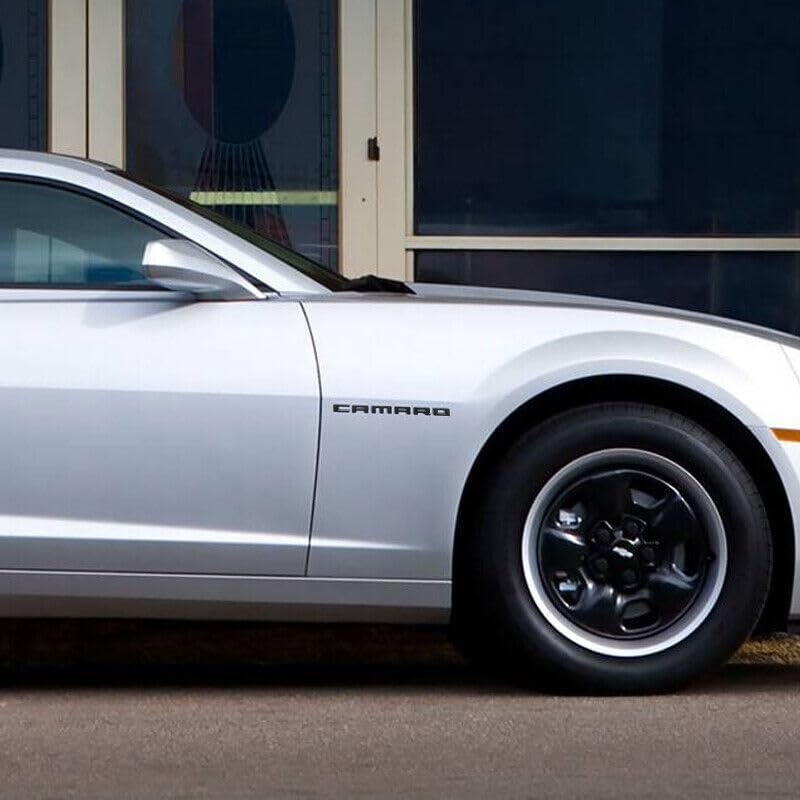 Generic Camaro black ZL1 on driver-side in driveway showing stealthy lifestyle appeal