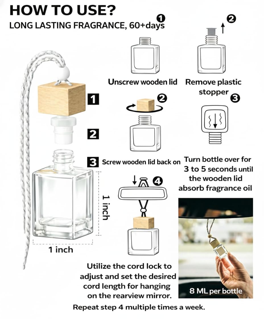 Generic four diffusers arranged flatlay showing scent variety and value benefit