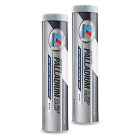 Generic front view of two grease cartridges showing packaging and capacity benefit