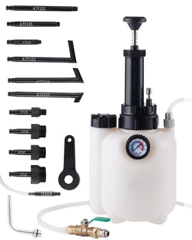 Generic front view of 3L transfer pump showing compact design and kit benefit