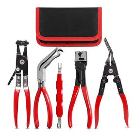 Generic brand front view showing all five tools and storage pouch for organized repairs