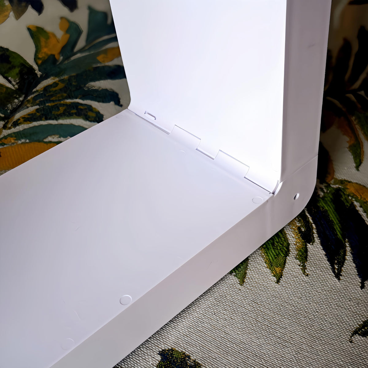 Generic garnish installed on RV ceiling demonstrating neat gap coverage benefit