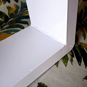 Generic garnish installed on RV ceiling demonstrating neat gap coverage benefit