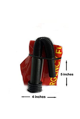Generic gas pouch collapsed flat for space-saving storage and convenience