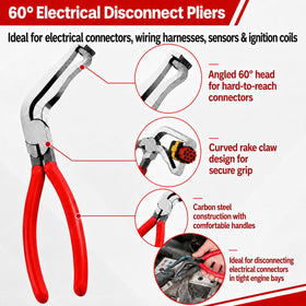 Generic hose clamp pliers in an engine bay improving grip on tight clamps