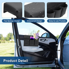 Generic installed on car window sill demonstrating easy placement and accessibility