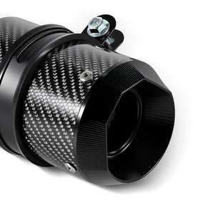 generic inlet and clamp detail showing 51mm fit for easy installation