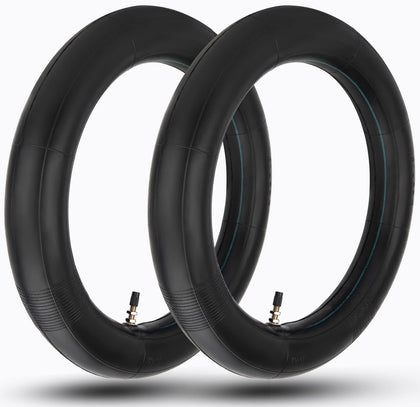 Generic inner tube front packaging showing 3.00-12 size and two-pack, clear compatibility benefit
