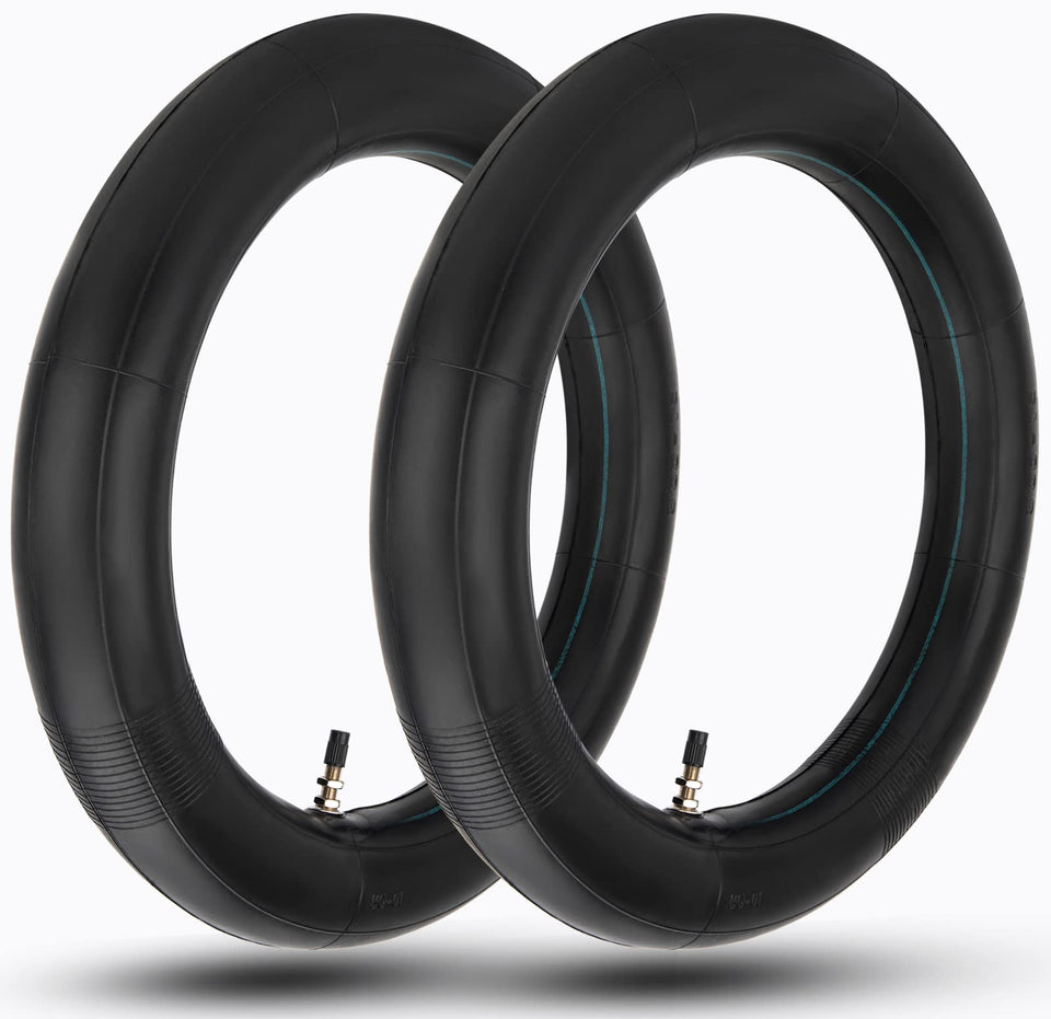 Generic inner tube front packaging showing 3.00-12 size and two-pack, clear compatibility benefit