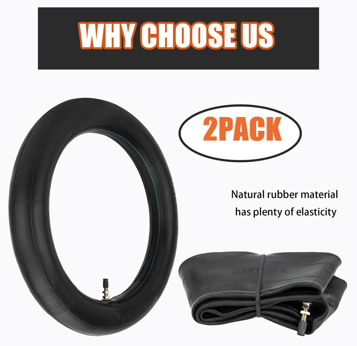 Generic rubber thickness detail highlighting 3mm heavy-duty wall for puncture resistance benefit