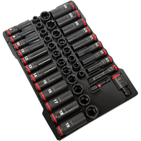 Generic brand insert inside Packout with socket set in use for fast tool retrieval