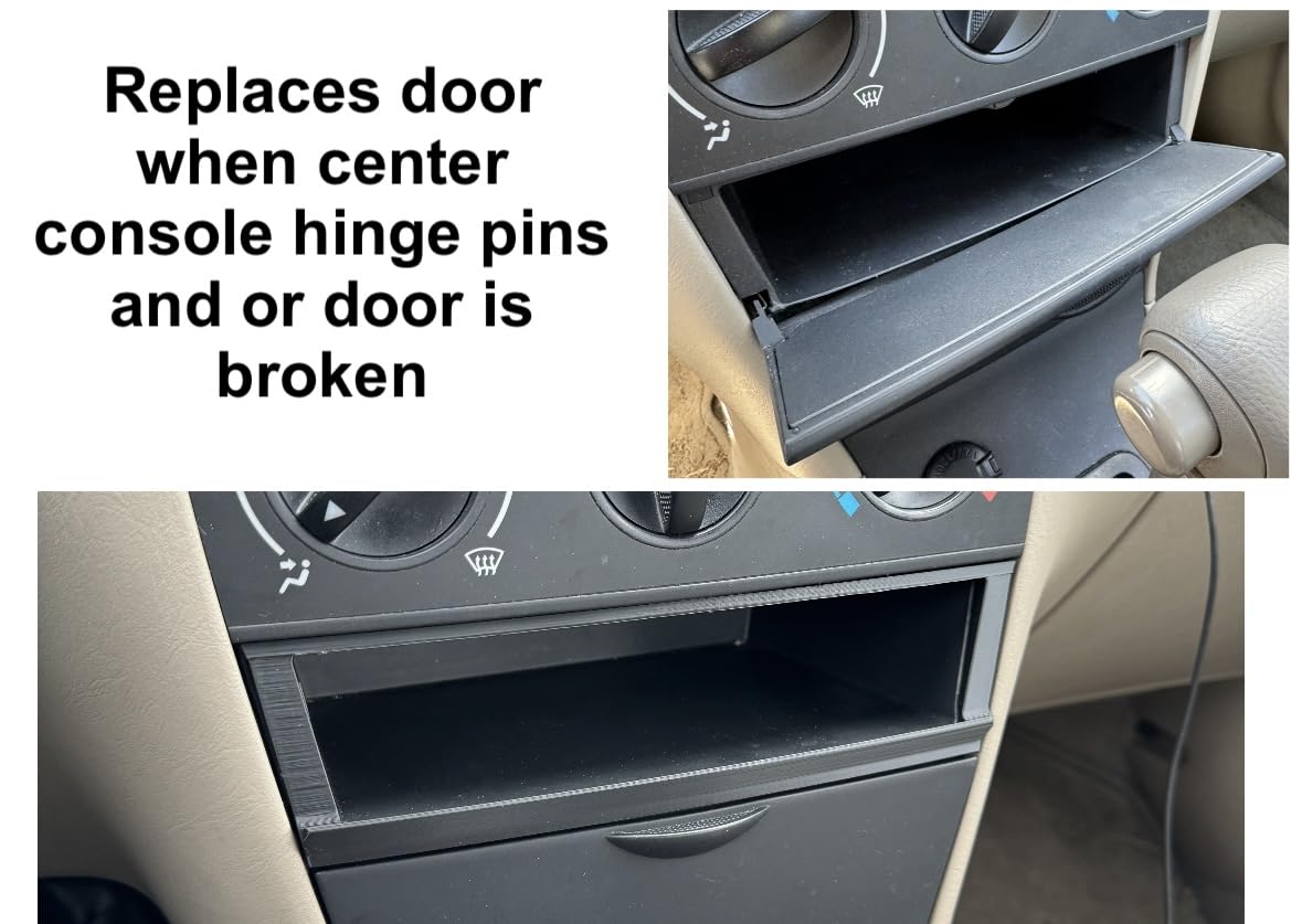 Generic brand installed bezel inside Corolla cubby showing easy-access storage benefit