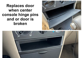 Generic brand installed bezel inside Corolla cubby showing easy-access storage benefit