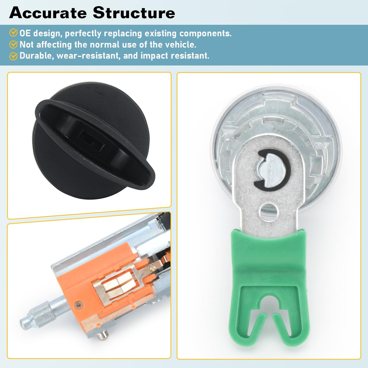 Generic two keys close detail showing blade cut and compatibility advantage