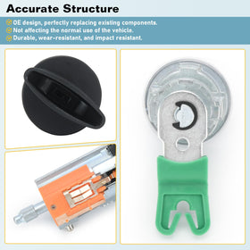 Generic two keys close detail showing blade cut and compatibility advantage
