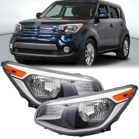 Generic headlight pair front packaging showing Generic brand and clear fit