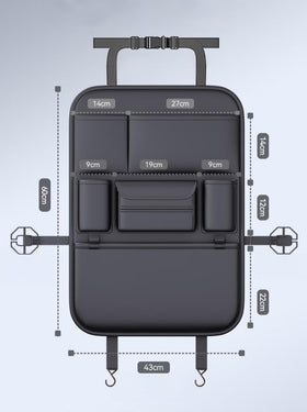 Generic lifestyle shot of family using organizer showing clutter-free travel benefit