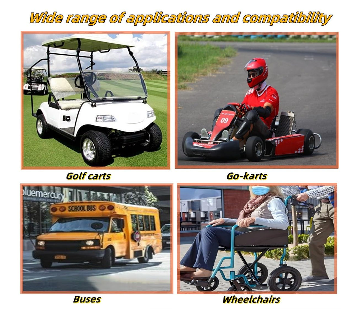 Generic lifestyle parked golf cart setting showing stylish practical upgrade