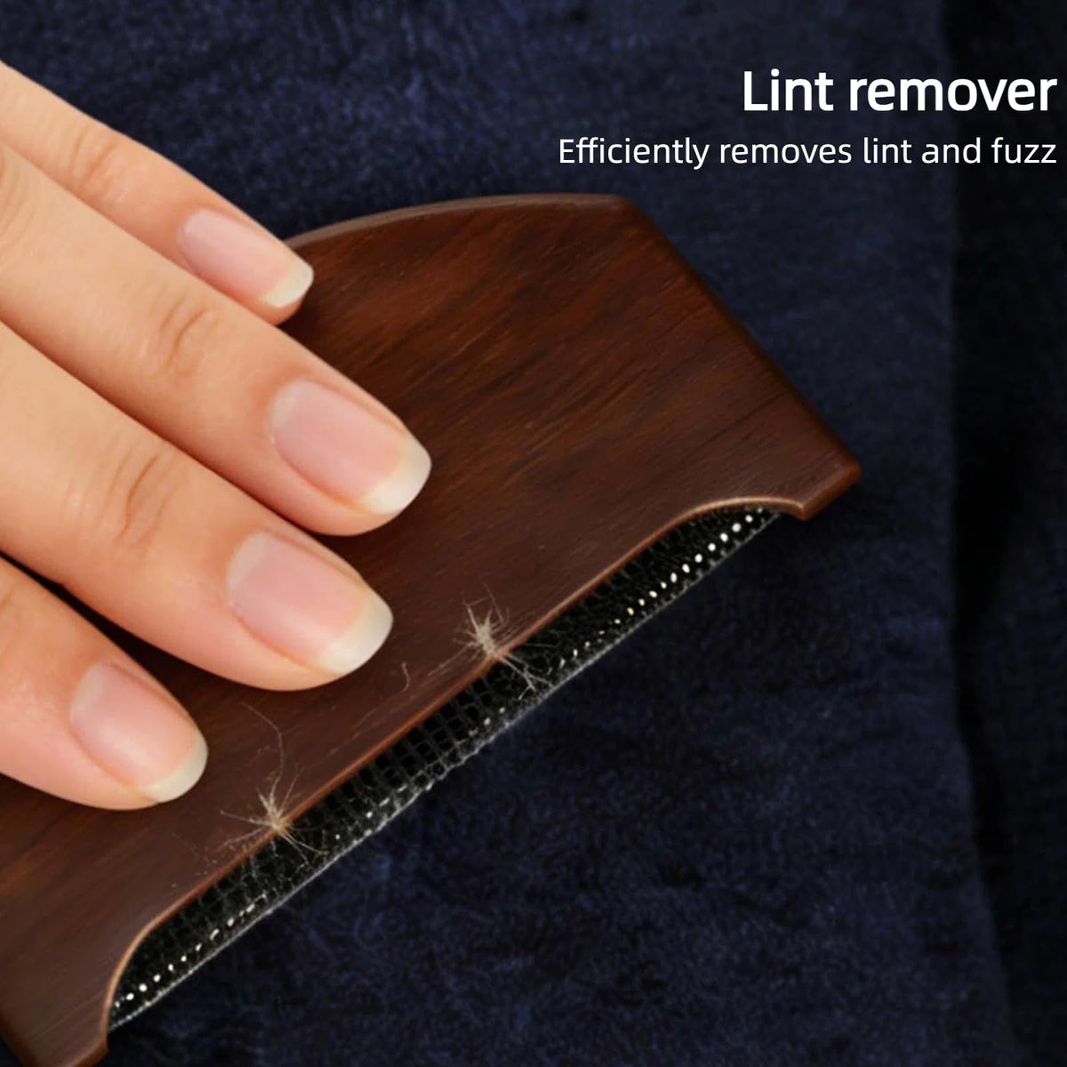 Generic lint remover shown removing pills from a sweater to smooth fabric appearance