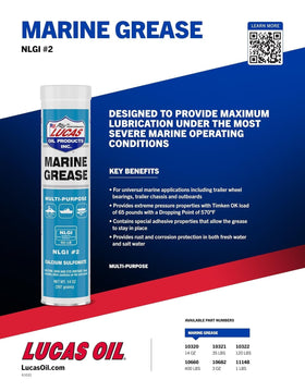 Generic Marine Grease applied to trailer bearing demonstrating corrosion protection benefit
