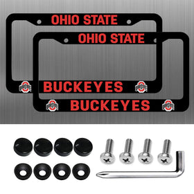 Generic matte black frame front view showing clean border and sleek finish benefit