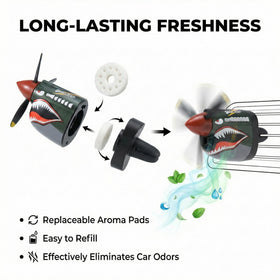 Generic P-40 scent pad detail showing refillable pad and easy replacement