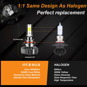 Generic pack of 6 bulbs displayed for full vehicle coverage