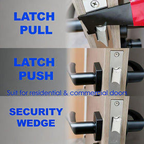 Generic rescue bar close-up with measurement markings, enabling fast gap assessment