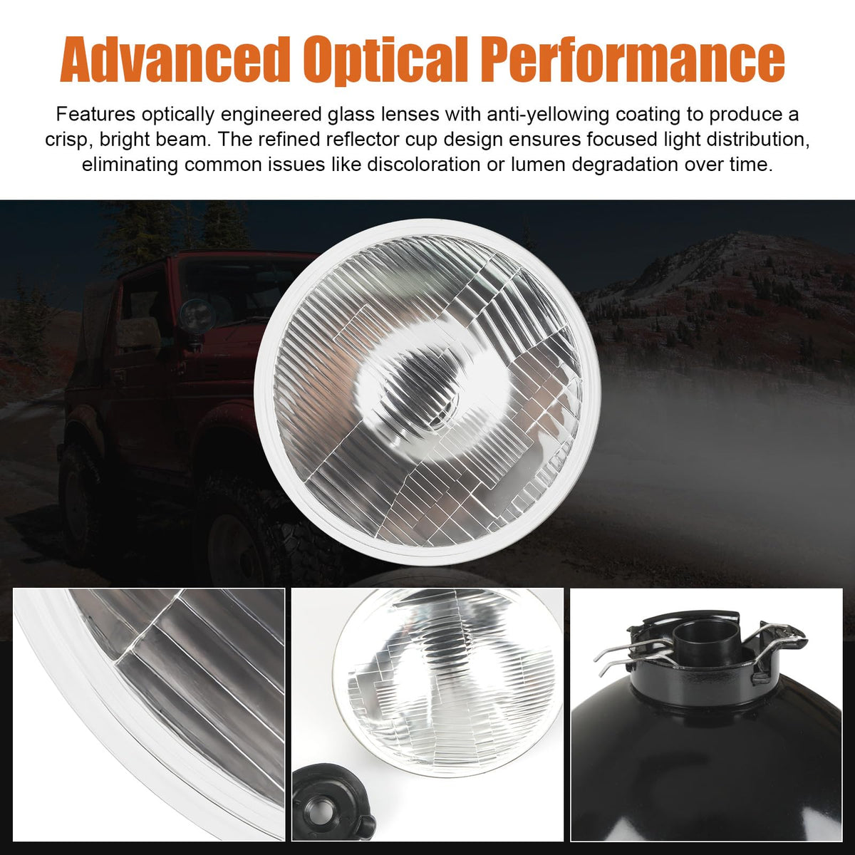 Generic rear housing seal detail illustrating waterproofing and dust resistance benefits