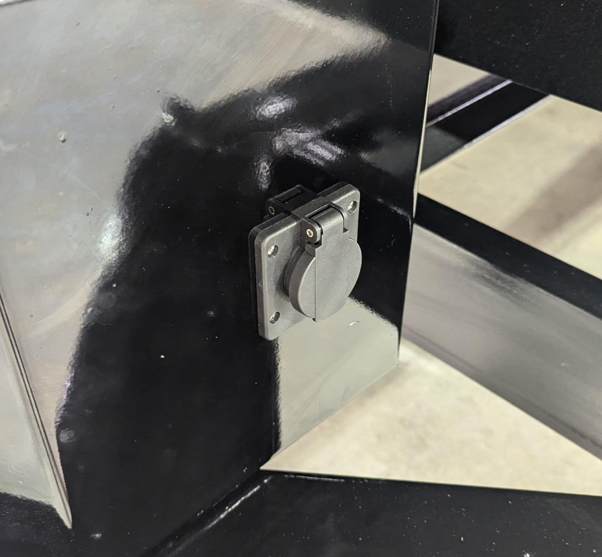 Generic size comparison with hand showing compact panel footprint, easy fitment