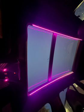 Generic Sky Lounge close-up of LEDs highlighting detail and consistent color blending benefit