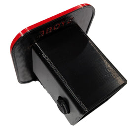 Generic ST hitch cover installed on Ford Explorer rear, protects receiver and adds custom flair
