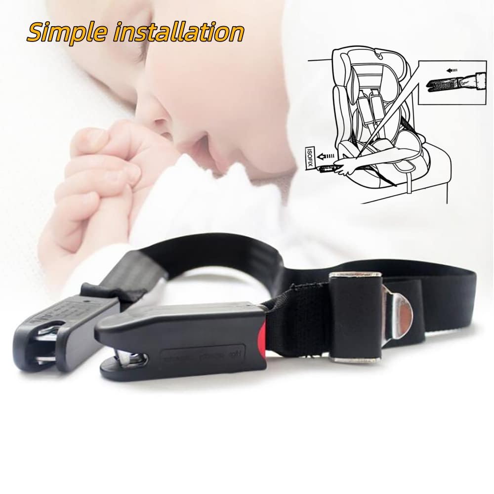 Generic strap pad buckle detail illustrating latch interface and secure lock
