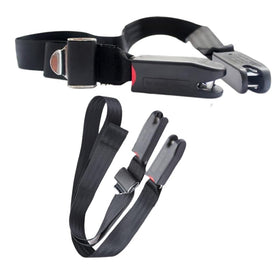 Generic strap pad front view showing sleek cover and easy-snap benefit