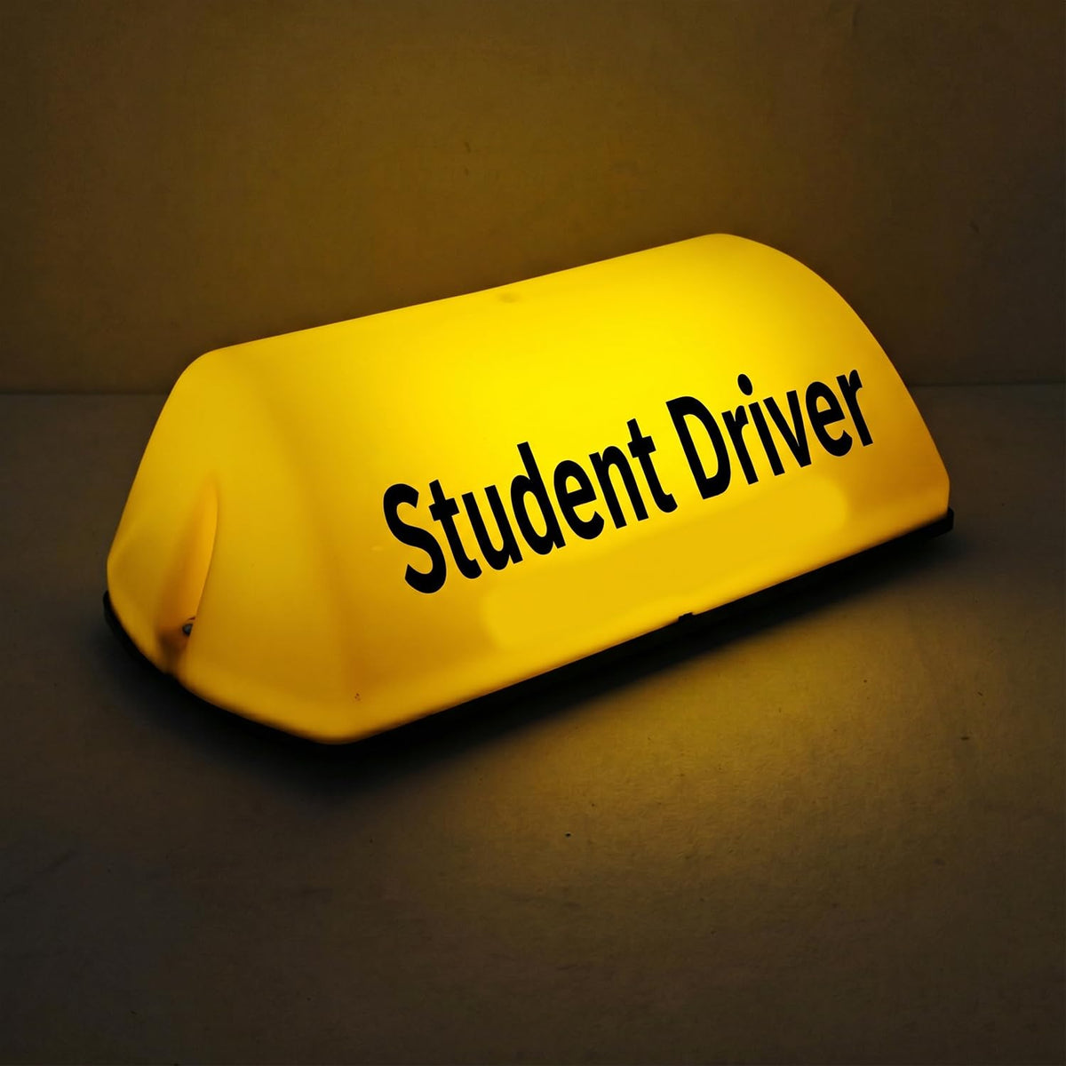 generic student driver mounted during lesson conveys safer awareness