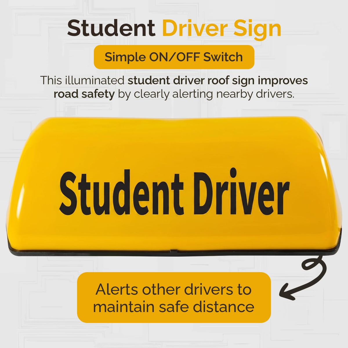 generic student driver top-down view shows visibility from all directions