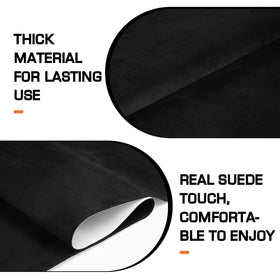 Generic suede wrap close-up texture revealing micro-nap depth and two-tone effect