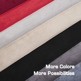 Generic suede wrap used as a seat accent in a lifestyle scene enhancing interior style
